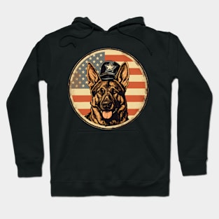 Patriotic German Shepherd Hoodie